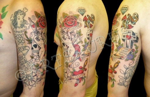 Leave a comment tags Colour Old school Sailor jerry sleeve Tattoo 